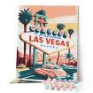Figured'Art Las Vegas Rolled Canvas Painting By Numbers Kit