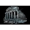 Engraving Art Parthenon