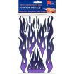 Flames light Dark Purple