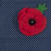 Trimits Poppy Brooch Felt Decoration Kit
