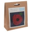 Trimits Poppy Brooch Felt Decoration Kit