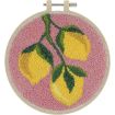 Trimits Lemons Embroidery Punch Needle Kit
