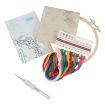 Trimits Floral Monogram Embroidery Punch Needle Kit