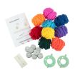 Trimits Rainbow Christmas Lights Garland Pom Pom Kit