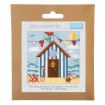 Trimits Beach Hut Mini Counted Cross Stitch Kit