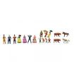 Artesania Latina Set of 18 Metal Figurines for King of the Mississippi