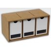 Hobbyzone 3 Drawers Module Portrait Orientation