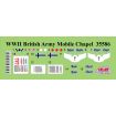 ICM 1/35 Scale WWII British Army Mobile Chapel with Accessories Model Kit