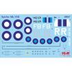 ICM 1/48 Scale Spitfire Mk.VIII, WWII British Fighter Plane Model Kit