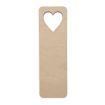 Heart Bookmark Wood Blank