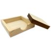 Coaster Holder and 6 Coasters Wood Blanks