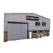 Scale Model Scenery Ultra-Low Relief Modern Industrial Unit Front OO Gauge