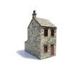 Scale Model Scenery Terraced House / Cottage OO Gauge