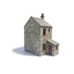 Scale Model Scenery Terraced House / Cottage OO Gauge