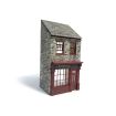 Scale Model Scenery Low Relief Period Terraced Shop OO Gauge