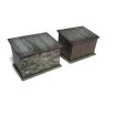 Scale Model Scenery Small Brick/Stone Lineside Huts/Sheds (Pack of 2) OO Gauge