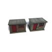 Scale Model Scenery Small Brick/Stone Lineside Huts/Sheds (Pack of 2) OO Gauge