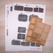 Scale Model Scenery Small Brick/Stone Lineside Huts/Sheds (Pack of 2) OO Gauge