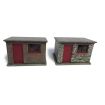 Scale Model Scenery Small Brick/Stone Lineside Huts/Sheds (Pack of 2) OO Gauge