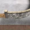 Scale Model Scenery Flexible Dark Red Brick Wall OO Gauge
