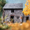 Scale Model Scenery "Polsue" Barn/Stores & Workshop OO Gauge