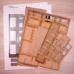 Scale Model Scenery Low Relief 1970's Terraced Shops OO Gauge