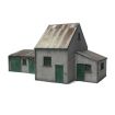 Scale Model Scenery Stoney's Workshops (Set of 3 Buildings) OO Gauge