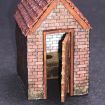 Scale Model Scenery Privy/Outhouse (Pack of 2) OO Gauge