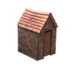 Scale Model Scenery Privy/Outhouse (Pack of 2) OO Gauge