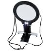 LightCraft Dual Purpose Neck and Desk Magnifier with Twin Bulb LED DayLight Light
