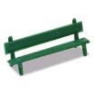 Peco Platform Seats green OO Gauge