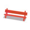 Peco Platform Seats red OO Gauge