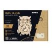 ROKR Owl Clock Battery Mechanical Gears Wooden Model Kit