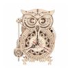 ROKR Owl Clock Battery Mechanical Gears Wooden Model Kit