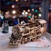 ROKR Wind-Up Locomotive Wooden Model Kit