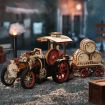 ROKR Steam Engine Wooden Model Kit
