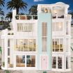 Malibu Beach House Kit and Sun Lounge Kit from Dolls House Emporium - Sun Lounge Kit Unpainted