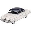 Mini GT 1/64 Scale Lincoln Capri 1954 Arctic White/Atlantic Blue (LHD) Die Cast Model