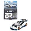 Mini GT 1/64 Scale Lamborghini Huracán STO Bianco Asopo (RHD) Die Cast Model