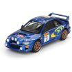 Mini GT 1/64 Scale Subaru Impreza WRC98 1998 Rally Monte Carlo 3rd Place No.3 (LHD) Die Cast Model