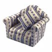 Blue Armchair for 12th Scale Dolls House