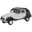  Oxford Diecast 1/76 Scale Citroen 2CV Charleston Cormorant Grey Midnight Grey Die Cast Model 