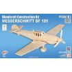 Quay Messerschmitt BF 109 Wooden Model Kit