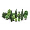 Hornby Hobby' Mixed (Deciduous and Fir) Trees OO Gauge