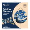 Figured'Art Starry Night Hanging Wood Slice Painting By Numbers Kit