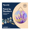 Figured'Art Lavender Hanging Wood Slice Painting By Numbers Kit