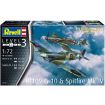 Revell 1/72 Scale Combat Set - Bf109 G-10 & Spitfire Mk.V Model Kits