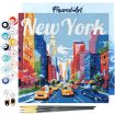 Figured'Art New York Framed Canvas Painting By Numbers Kit