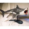 Pegasus 1/18 Scale Great White Shark and Diver in Cage Model Kit