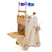 Pathfinders Medieval Siege Tower with Catapult Wood Kit